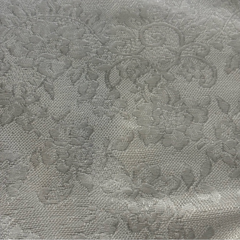 VTG Vanity Fair White Shape-wear panty floral tone on tone Sz 7L